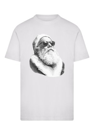 Mister Tee, COOL SANTA TEE - Nyomott mintás póló - white