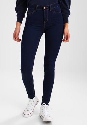 Skinny džíny - dark-blue denim