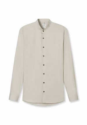 BODY FIT STEHKRAGEN - Hemd - taupe