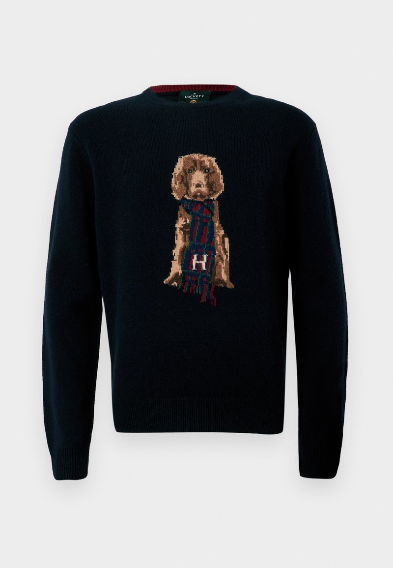 Hackett London HARRY CREW - Jumper - midnight blue/dark blue - Zalando ...