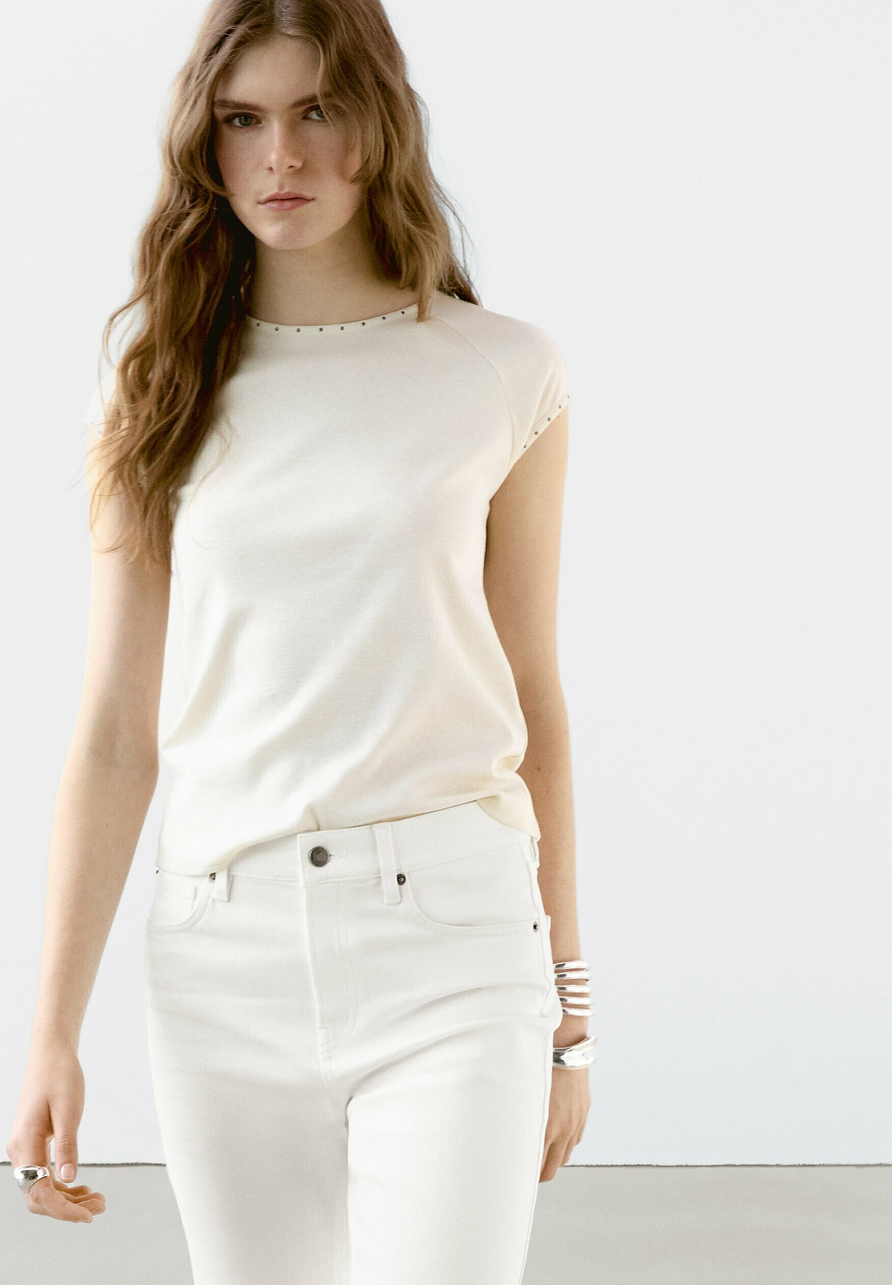 Print T-shirt - beige - Product Details