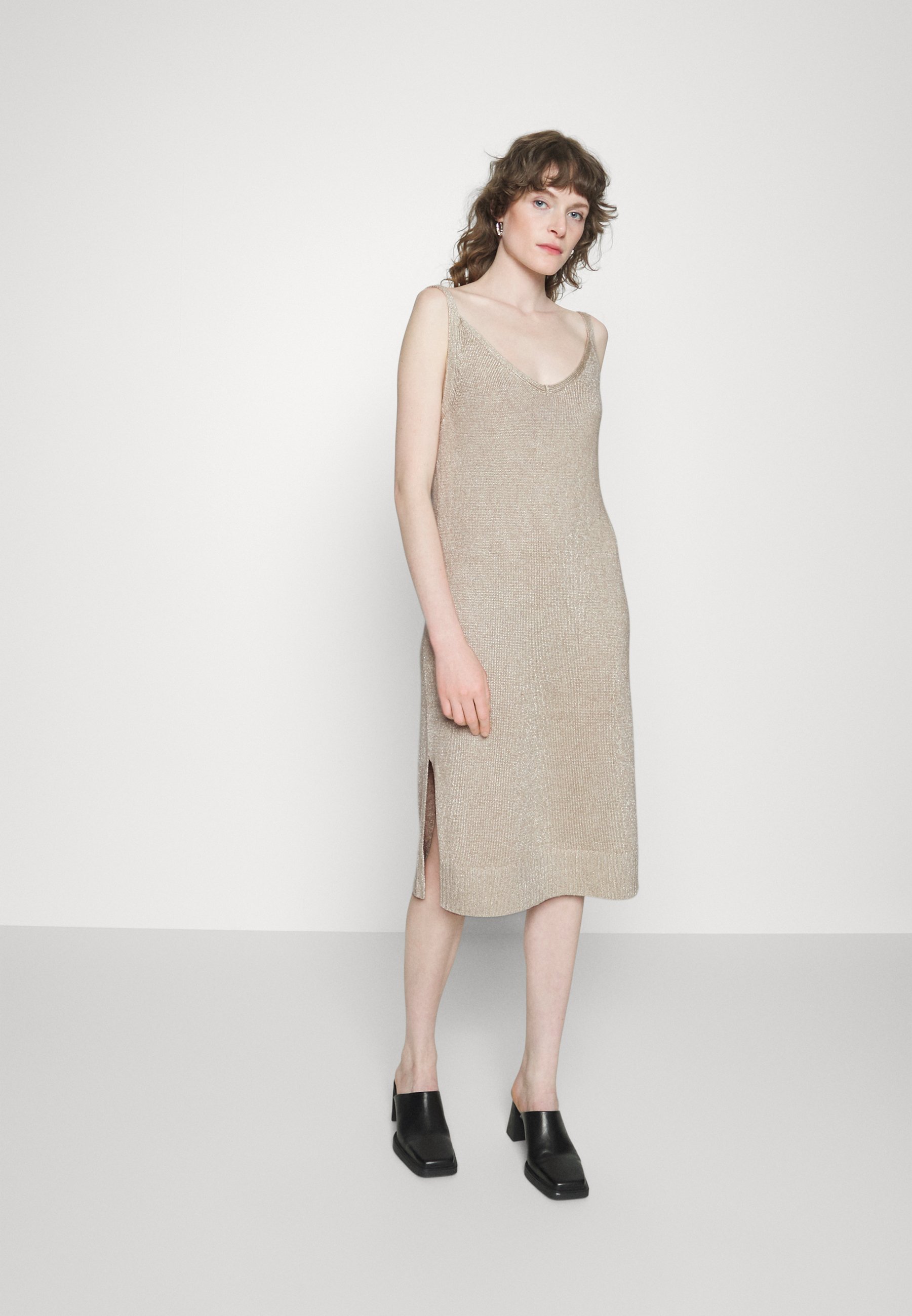 Banana Republic Slip Dress - Jumper Dress - Oatmeal/Tan - Zalando.Co.Uk