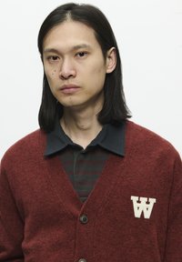 DOUBLE A BY W.W. TAY - Kardigán - decadent chocolate melange