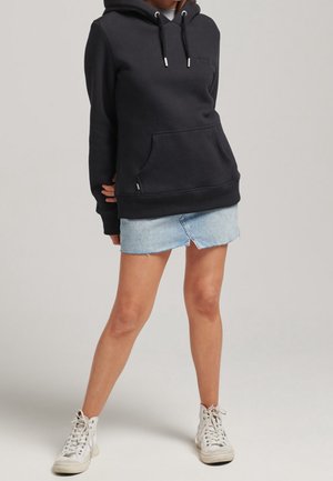 Felpa con cappuccio - black