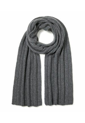 FALKE SCARF IN RIB UNISEX - Schal - dark grey heather