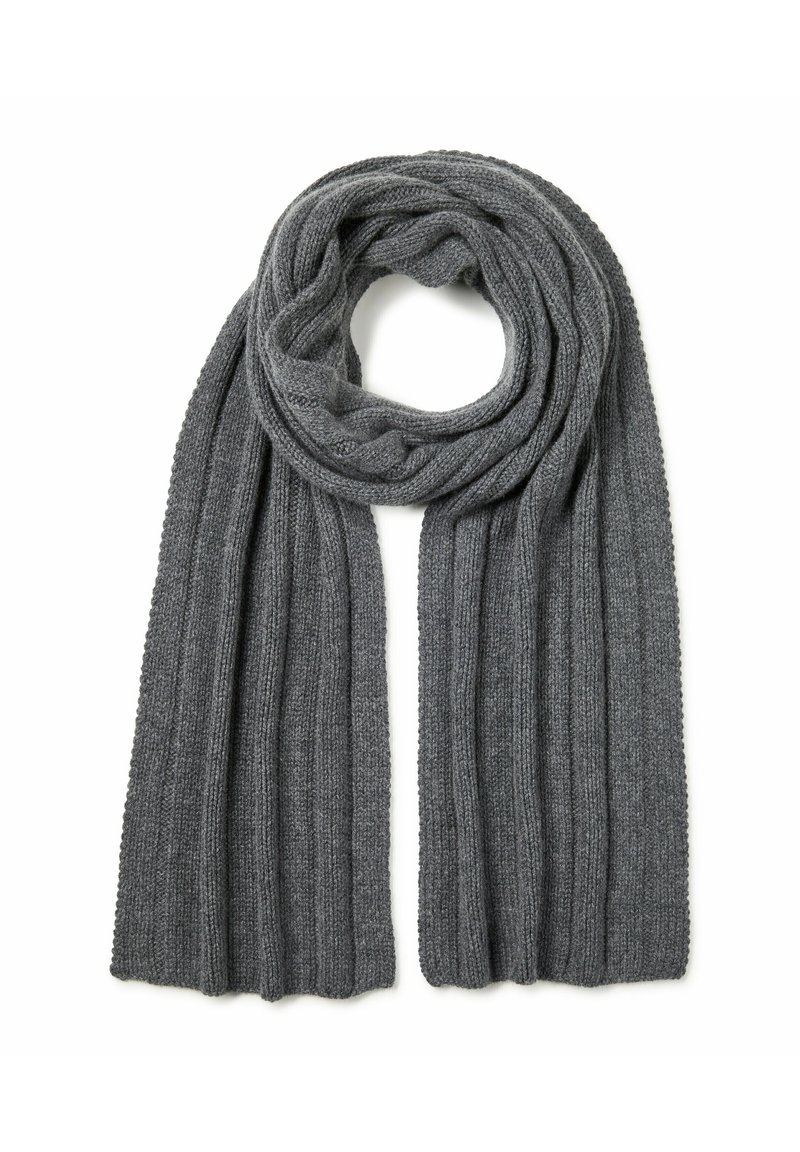 FALKE SCARF IN RIB UNISEX - Scarf - dark grey heather