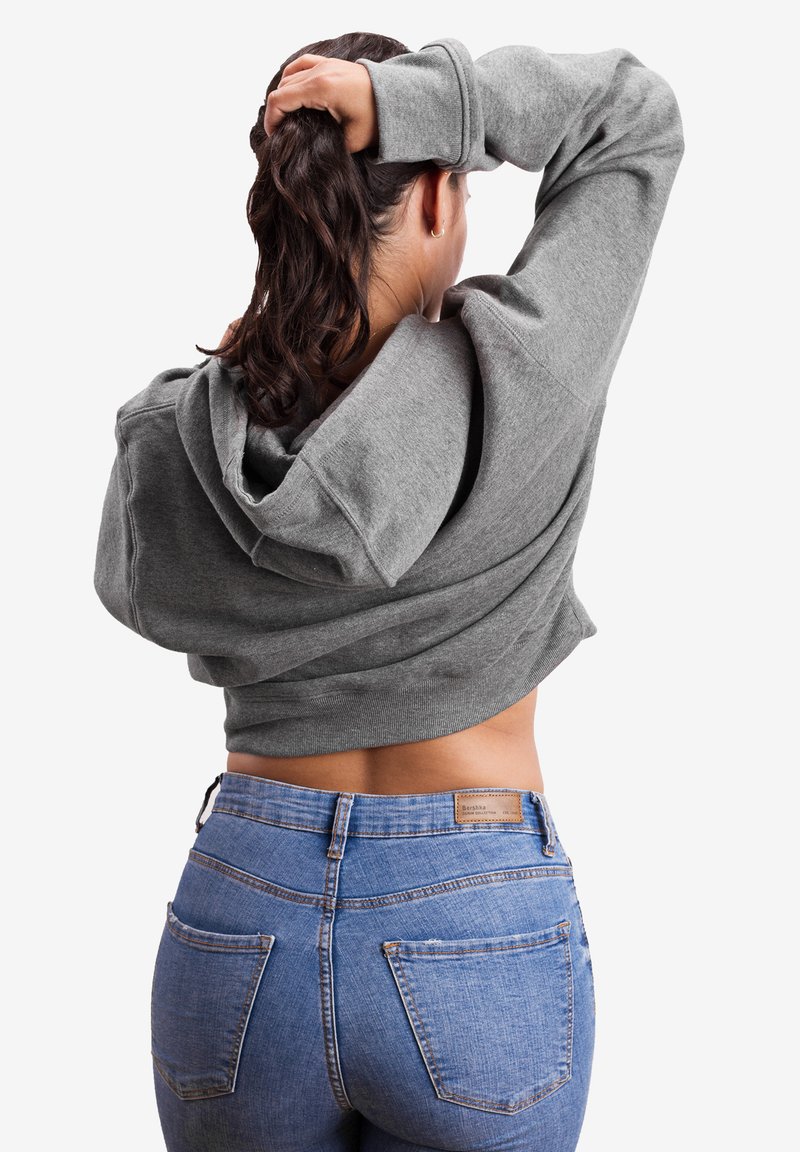 Damen Sweatshirts | Manufaktur13 OVERSIZE CROP Kapuzenpullover dark grey/dunkelgrau - MV75855 Damen Sweatshirts | Manufaktur13 OVERSIZE CROP Kapuzenpullover dark grey/dunkelgrau - MV75855