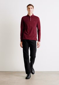 Tommy Hilfiger SLIM - Topper langermet - deep rouge