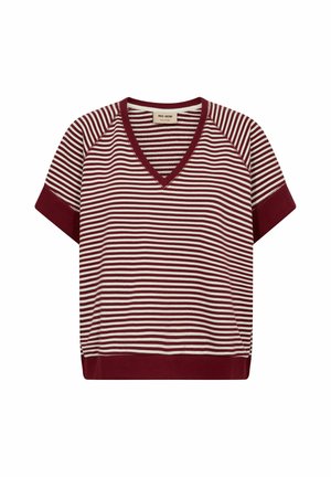 Mos Mosh, T-Shirt print - cabernet