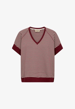 Mos Mosh, T-Shirt print - cabernet