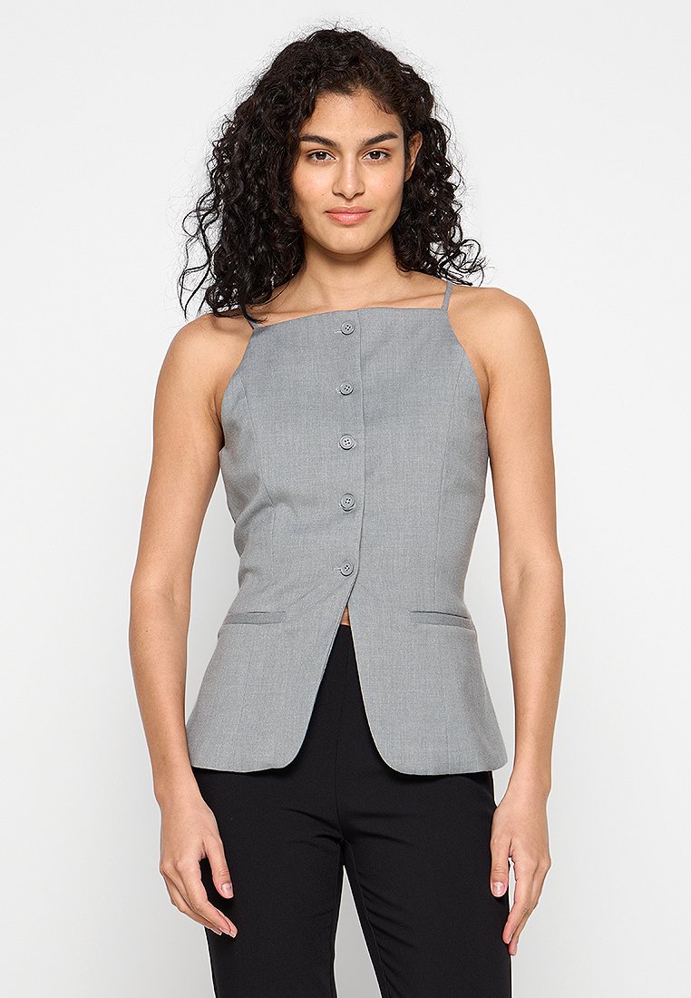 Abercrombie & Fitch Gilet grijs