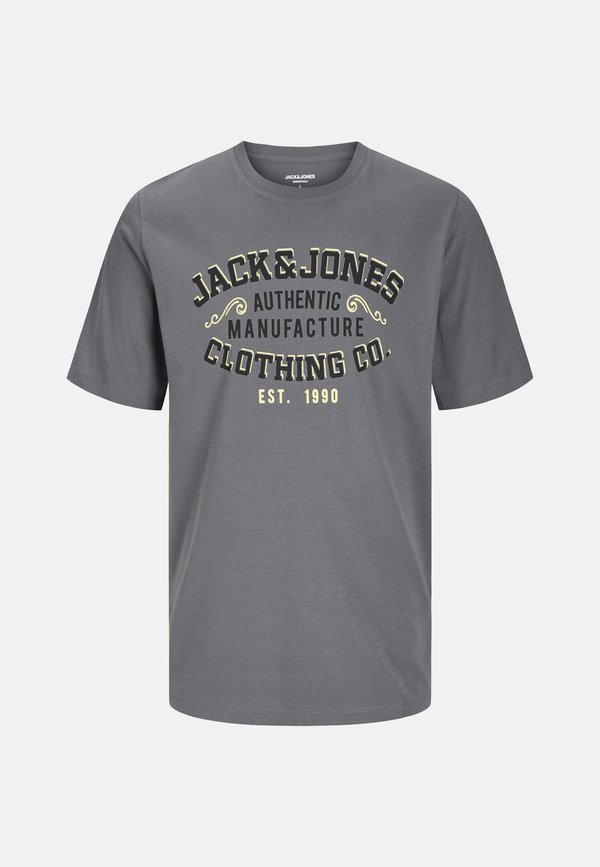 JJELOGO TEE O NECK 5 PACK - Print T-shirt - blau4