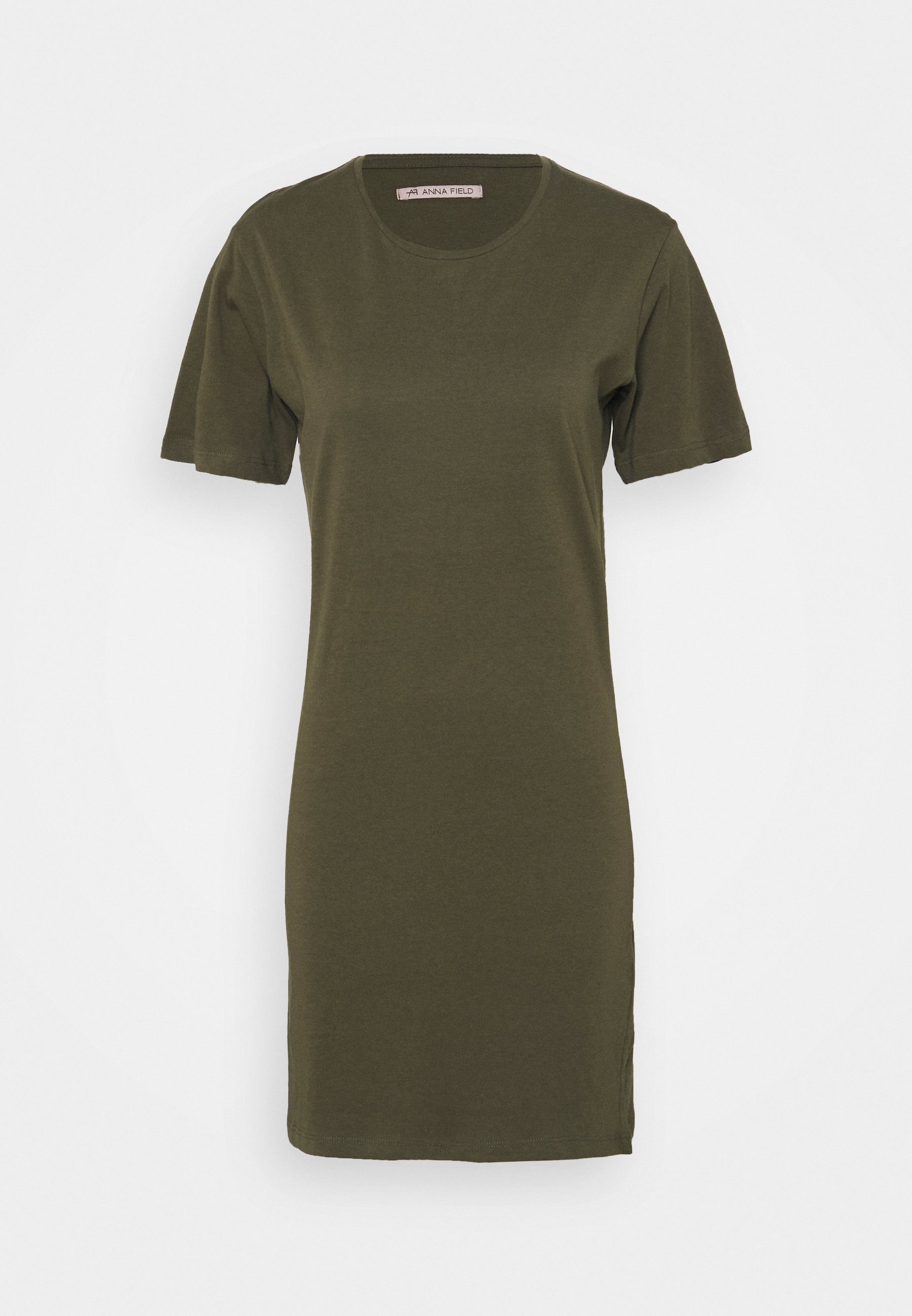 Anna Field Jersey dress - dark green - (Pre-owned) - Zalando.ie