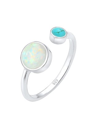 GEO OPAL HOWLITH BOHO - Ringar - silver coloured