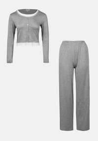 Unselected, light grey melange