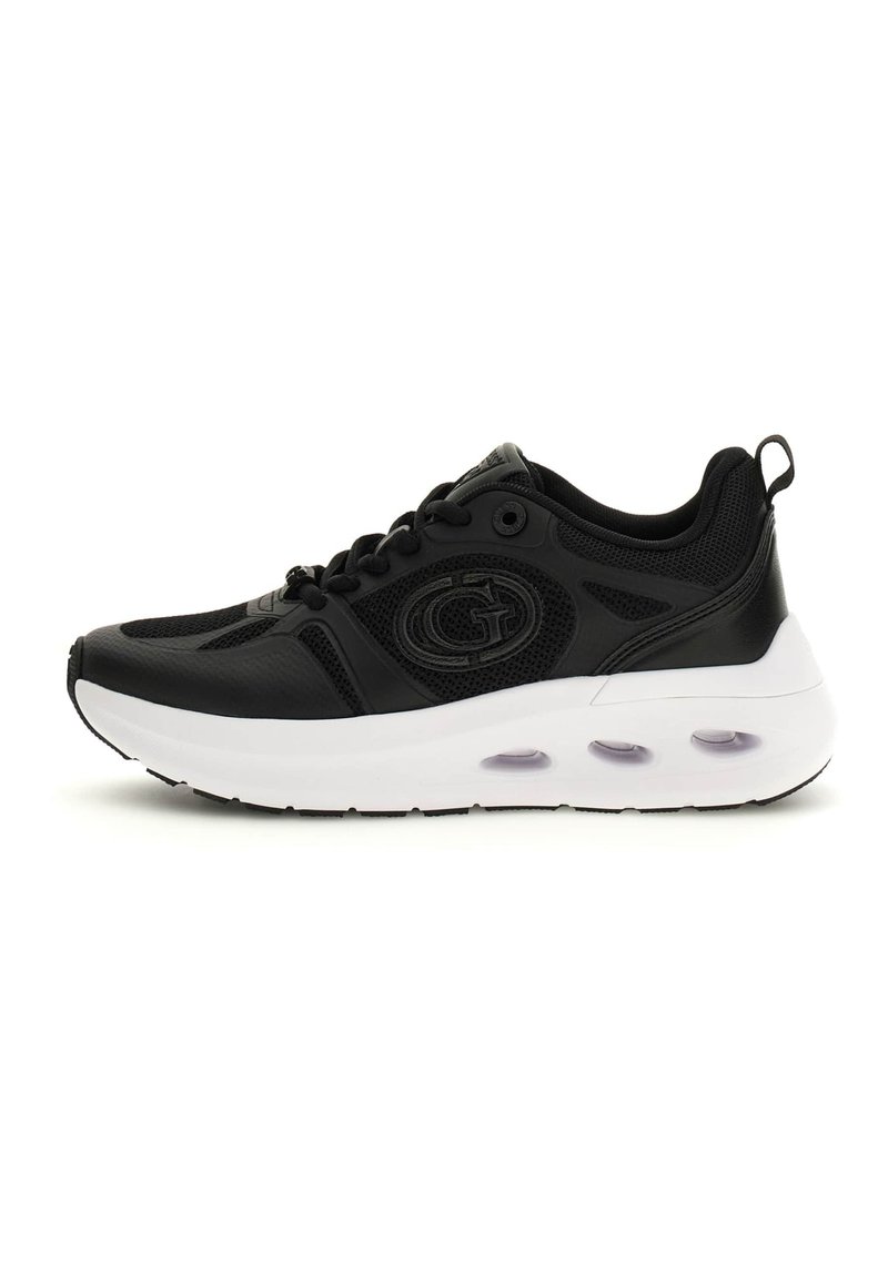 Guess RUNNER SEBASS LOGOSCHRIFTZUG - Baskets basses - schwarz/noir ...