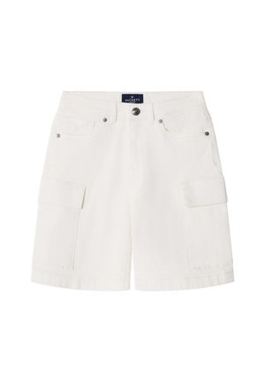 Pantalones cargo - ecru white