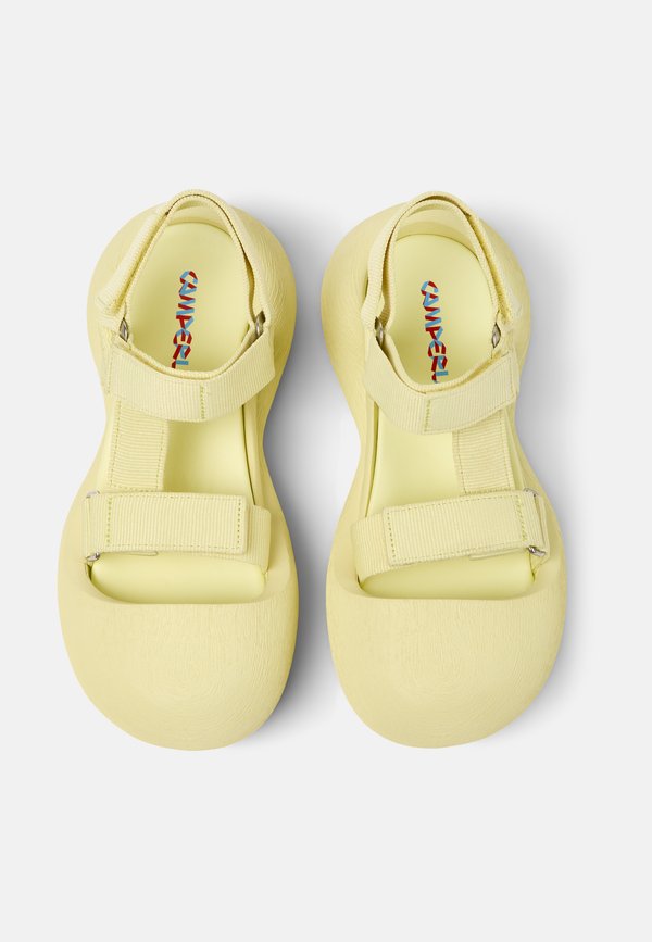 CARAMBA - Walking sandals - pastel gelb3