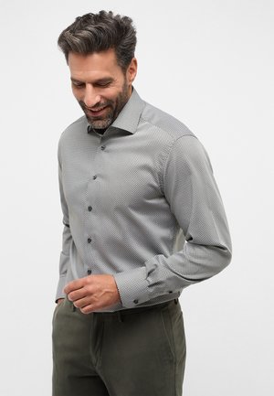 Eterna PRINT-HEMD - MODERN FIT - Overhemd - grün