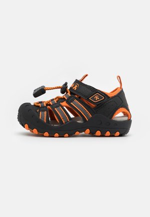 CRAB UNISEX - Outdoorsandalen - black/orange/charcoal