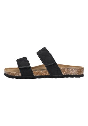 Pantolette flach - black