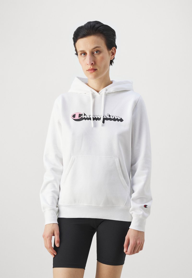 Champion GRAPHIC HOODIE - Mikina - white