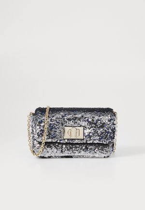 MINI CROSSBODY SOFT - Cross body bag - dark silver-coloured