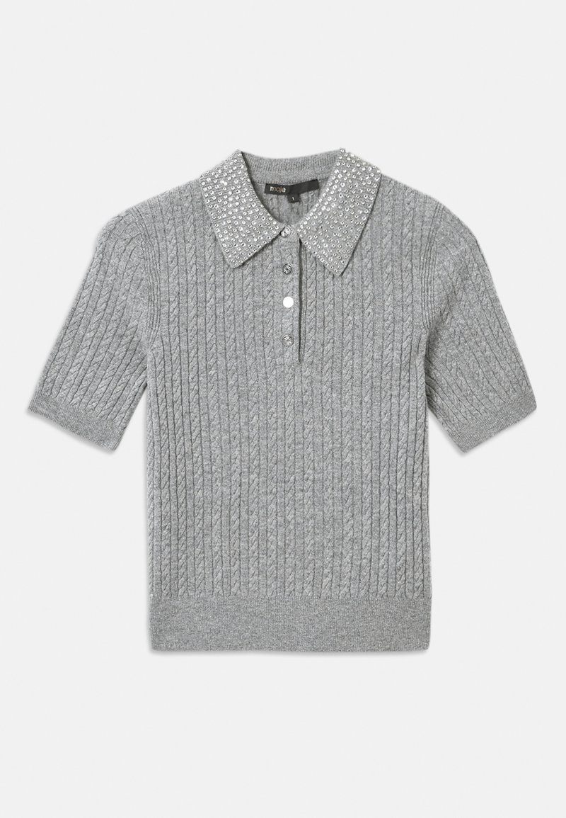 Maje Poloshirt grijs Maje Poloshirt grijs