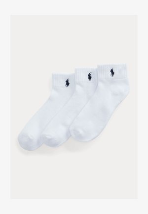 Polo Ralph Lauren HALF-CUSHIONED SPORT ANKLE SOCK 3-PACK - Socks - white