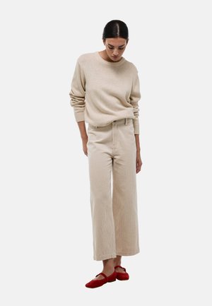WIDE - Pantalon classique - parchemin