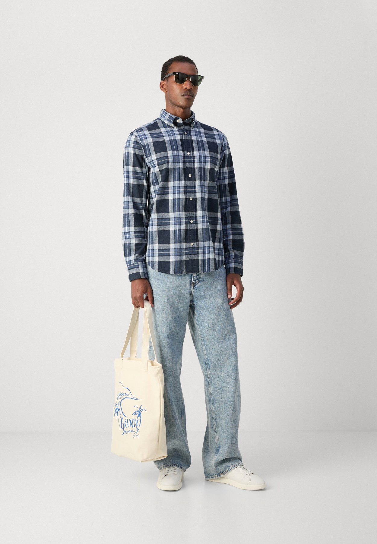 TARTAN MELANGE CHECK SHIRT