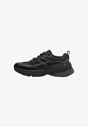 OYSHO, TRANSPARENT SPORT - Trainers - black