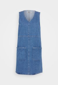 ONLBEYA DRESS - Dongerikjole - medium blue denim