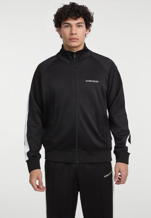 MIT SEITLICHEM KONTRASTSTREIFEN - Bomberjacke - schwarz