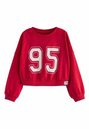 GRAPHIC  - Sweatshirt - red varsity