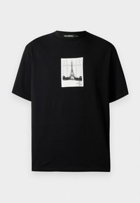 CREW NECK - Tričko s potlačou - black
