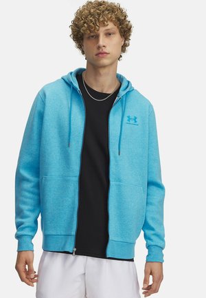 Under Armour ICON FLEECE - Užtrauktuku užsegamas treningas - ether blue
