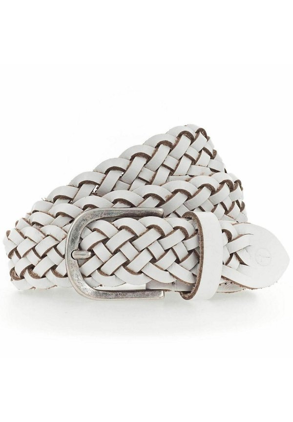Flechtgürtel - weiss