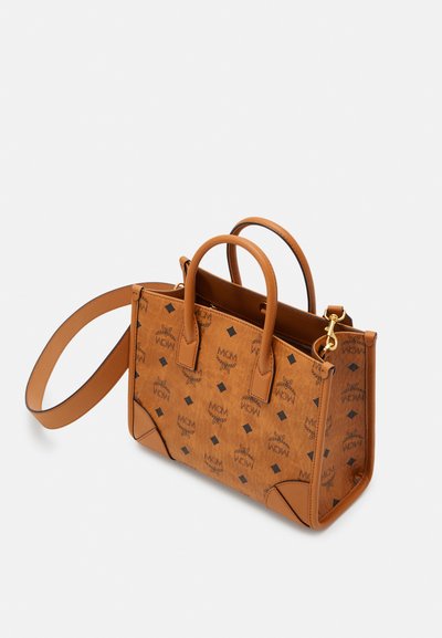 MCM MUNCHEN TOTE SMALL - Shopper - cognac