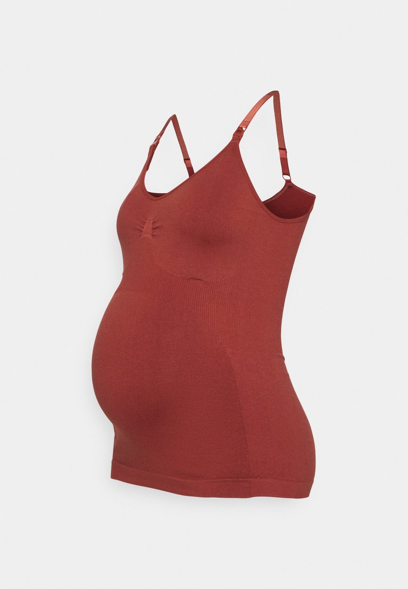Noppies SEAMLESS TANK NURSING Top henna/brown Zalando.ie