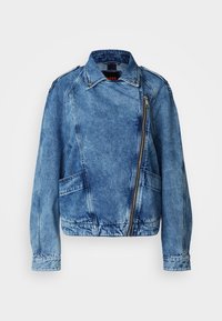 BIKER JACKET - Jeansjacke - medium blue