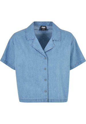 RESORT - Button-down blouse - skyblue washed