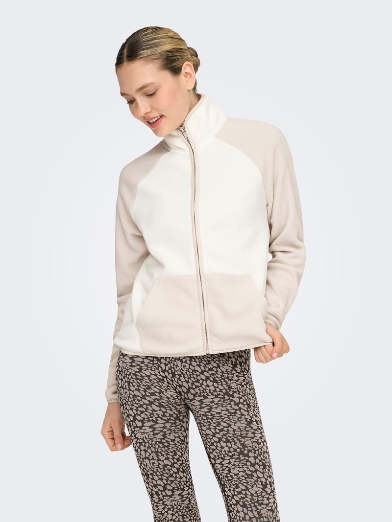 ONLY Play ONPJULIES - Fleecejas - cloud dancer