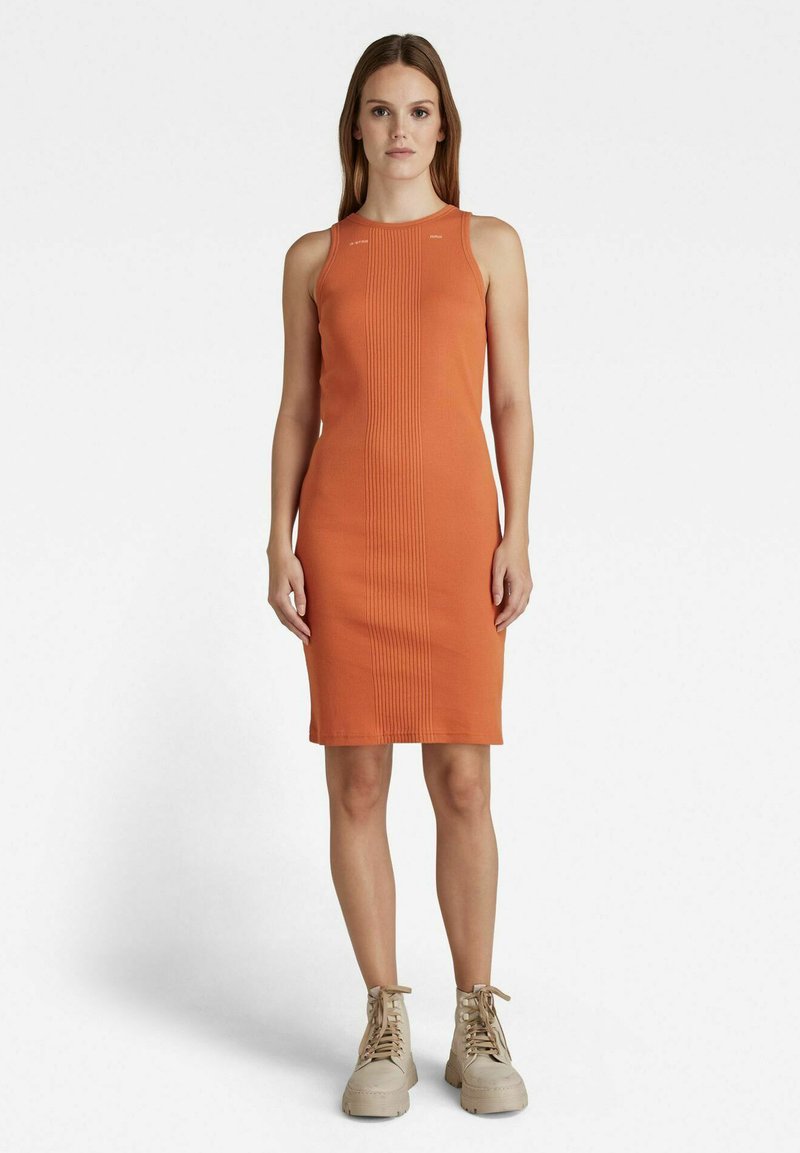 Damen Kleider | G-Star ENGINEERED Etuikleidburned orange/orange - JD09457 Damen Kleider | G-Star ENGINEERED Etuikleidburned orange/orange - JD09457