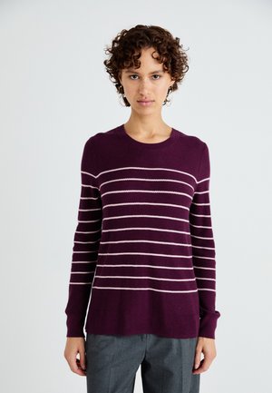 GAP BELLA - Pullover - burgundy stripe