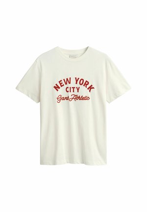GANT, GANT GRAPHIC T-SHIRT - T-shirt imprimé - cream