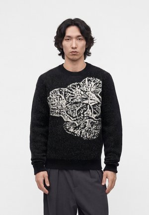 Mads Nørgaard, VILHELM FLOWER - Пуловер - black