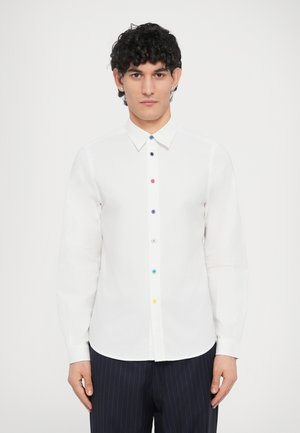 TAILORED FIT SHIRT BUTTONS - Πουκάμισο - white