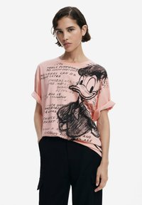 Desigual - DONALD DUCK - Print T-shirt - pink Thumbnail Image 1