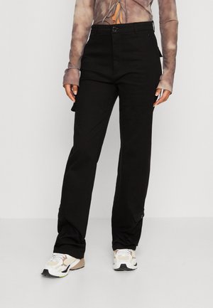 Nicki Studios STRAIGHT POCKET PANTS - Παντελόνι cargo - black